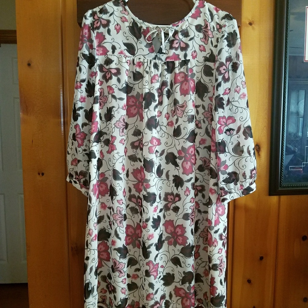 Loft fall floral dress